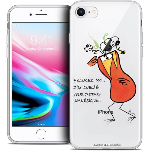 Caseink - Caseink Coque Housse Etui Pour Apple Iphone 7 (4.7 ) [Licence Officielle Collector Les Shadoks® Design Amnésie - Souple - Ultra Fin - Imprimé En France]