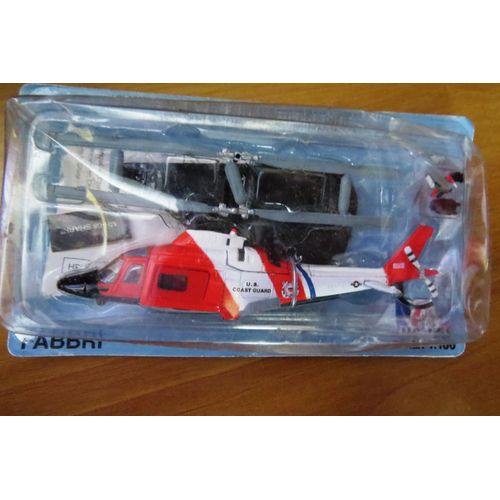 Hélicoptère Coast Guard Garde Cotes Secours 1/100 Métal Plastique-Italeri