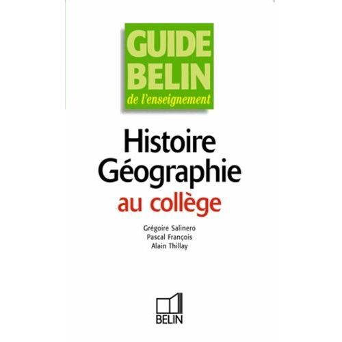 Histoire-Géographie Au Collège