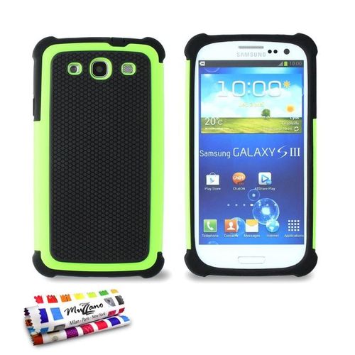 Coque Samsung Galaxy S3 Sport Case Silicone Vert Rigide (Tpu)