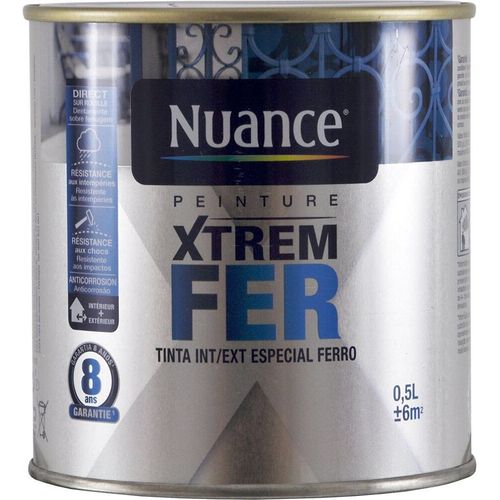 Peinture Xtrem fer brillant noir 0.5L