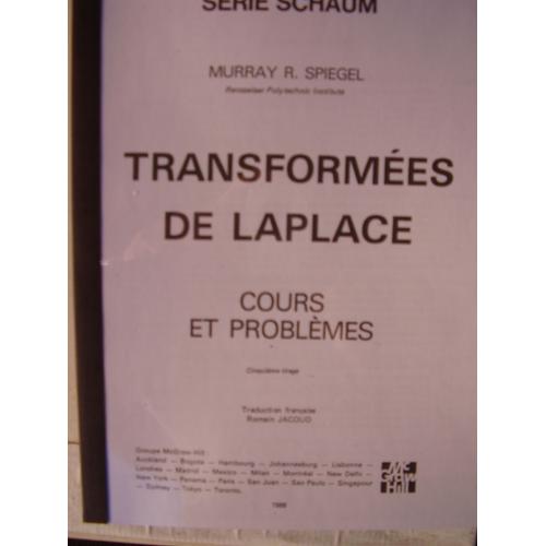 Tranformées De Laplace