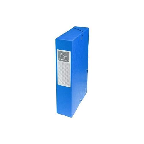 Boite De Classement A Elastique - Dos 60mm - 24 X 32 - Carte Lustree F.S.C 710eme - Couleur Bleue