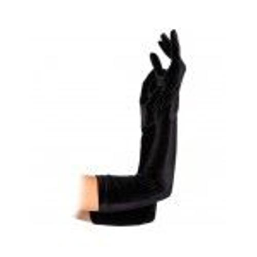 Gants Longs En Velours Sensuels Leg Avenue