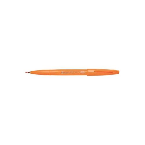 Pentel Stylo Feutre Sign Pen Ses15, Orange Pointe De Pinceau Flexible