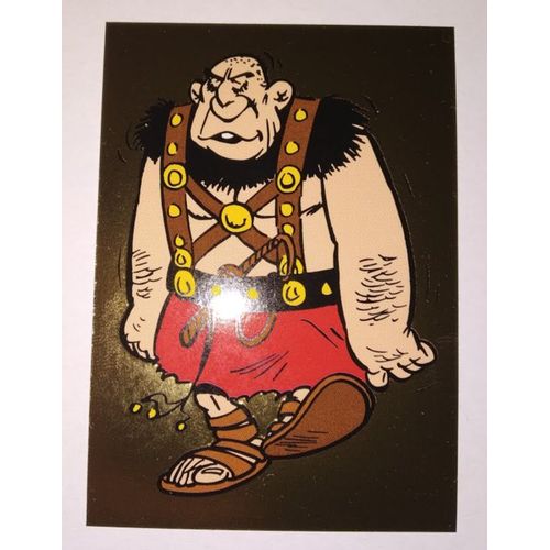 Autocollant Sticker Asterix 60 Ans D'aventures Carrefour Panini No 41
