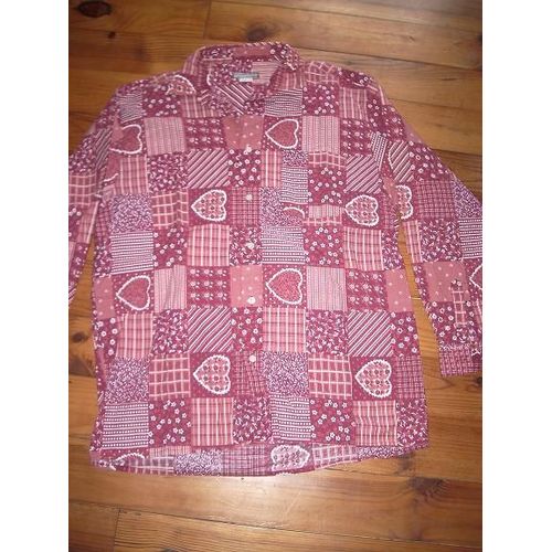 Chemise Naf Naf Taille 2 ; L , Imprimés Roses