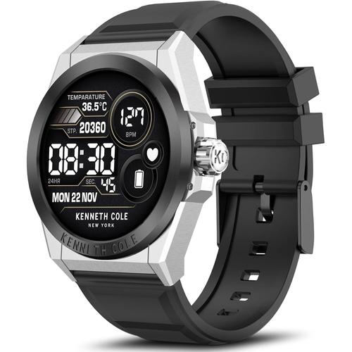 Montre Connectée Homme, 1.32"" Hd Smartwatch Motre Sport Avec 24 Modes Sportifs, Podometre Cardiofrequencemetre Sommeil, Etanche Ip68, Montres Intelligente Ronde Pour Android Ios, Noir