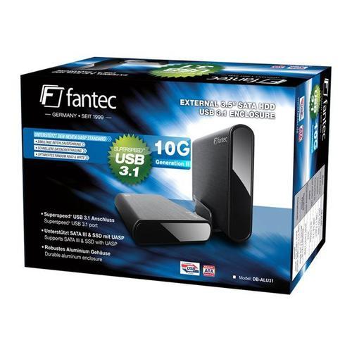 FANTEC DB-ALU31 - Boitier externe - 3.5" - SATA 6Gb/s - USB 3.1