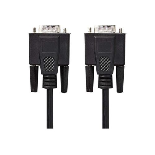 Nedis - Câble VGA - HD-15 (VGA) (M) pour HD-15 (VGA) (M) - 3 m - vis moletées - noir