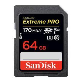 Carte mémoire SDXC SanDisk Extreme PRO 64 Go jusqu'à 170 Mo/s, UHS-I en  vente en ligne au bon prix