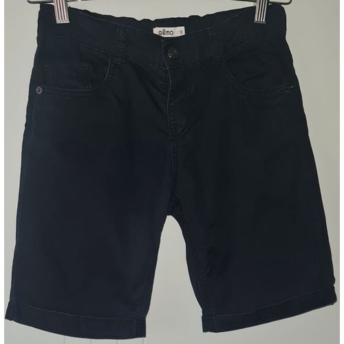 Joli Bermuda Bleu Marine - T. 12 Ans