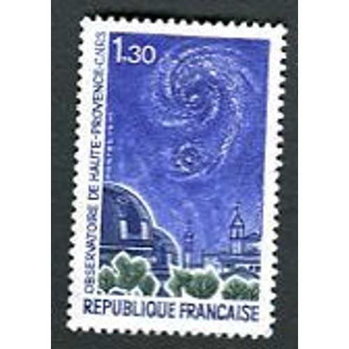 Timbre Neuf - " Observatoire De Haute-Provence - C N R S " - 1,30f - Combet - 1970
