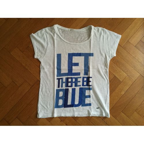 T-Shirt Manches Courtes "Let There Be Blue" Lee Taille Xs