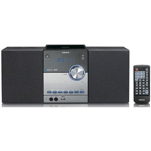 Micro Chaîne Dab+ FM CD Bluetooth Lenco MC-150 Noir