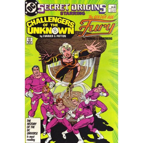 Secret Origins 12 (Dc Comics) Mars 1987 - Challengers Of The Unknown - Golden Age Fury