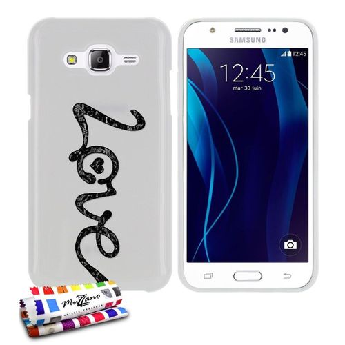 Coque Samsung Galaxy J5 J500 (2015) Love Silicone Transparent Souple (Tpu)