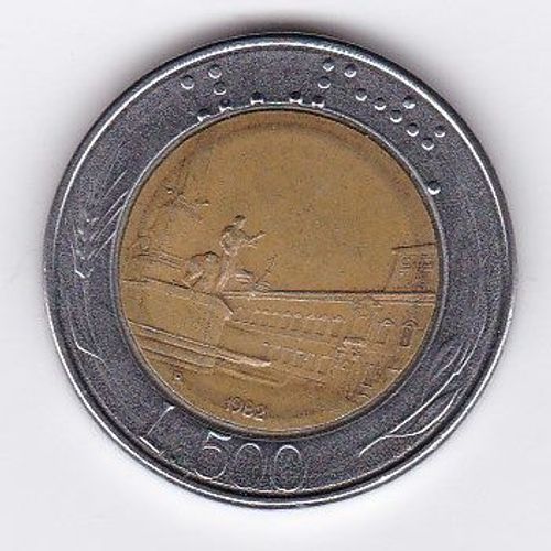 Italie 500 Lires 1982