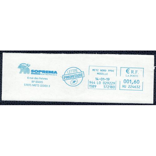 France Ema Empreinte Postmark Soprema Entreprises 57 Metz