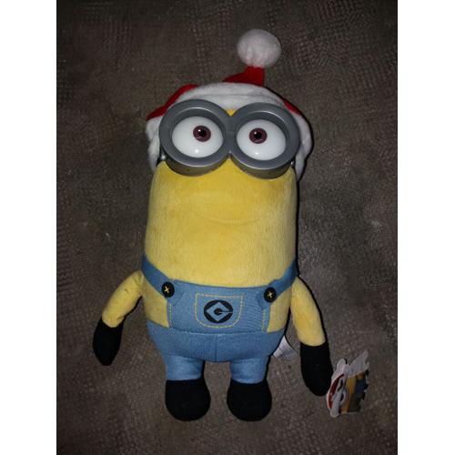 Peluche Minion De Noël - 28 Cm - Modèle Aléatoire