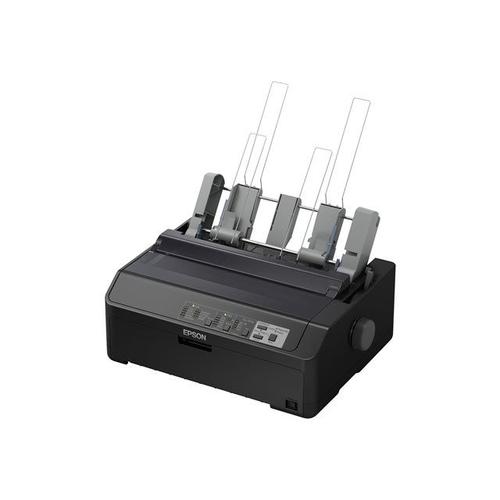 Epson LQ 590II - Imprimante - Noir et blanc - matricielle - Rouleau (21,6 cm), JIS B4, 254 mm (largeur) - 360 x 180 dpi - 24 pin - jusqu'à 584 car/sec - parallèle, USB 2.0