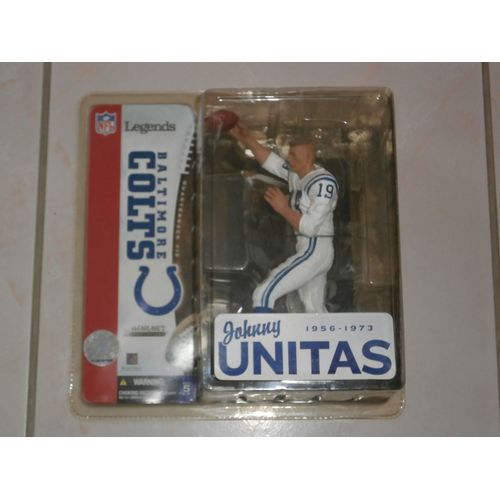 Figurine Mcfarlane De Foot Us De J. Unitas Des Colts S.1 Legends "Variante" Nfl