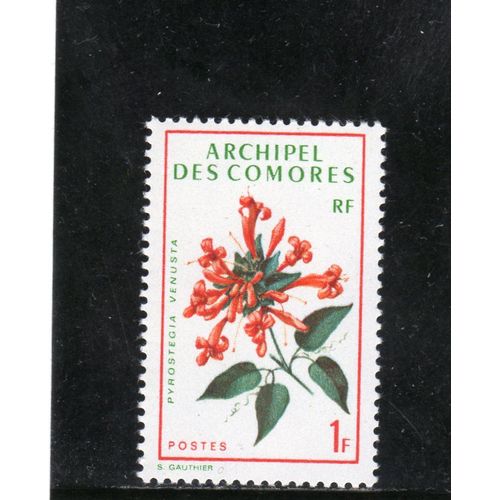 Timbre-Poste Des Comores (Fleur)