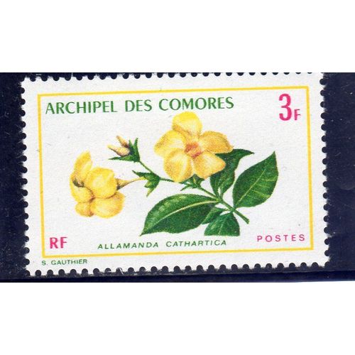 Timbre-Poste Des Comores (Fleur)