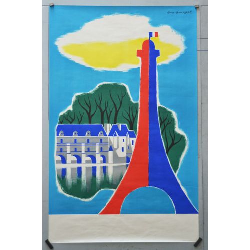 Affiche Tour Eiffel 1958