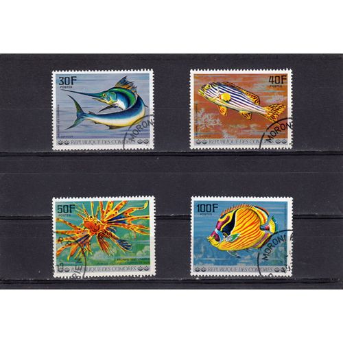 Timbres-Poste Des Comores (Poissons De LArchipel Des Comores)