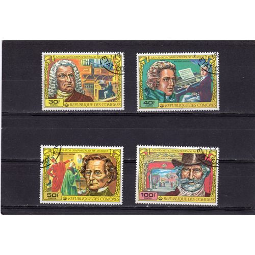 Timbres-Poste Des Comores (Grands Compositeurs De Musique)
