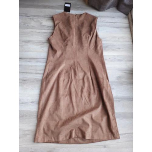 Neuve Avec Etiquette Robe Suedine Marron Camel 40 42 Rakuten