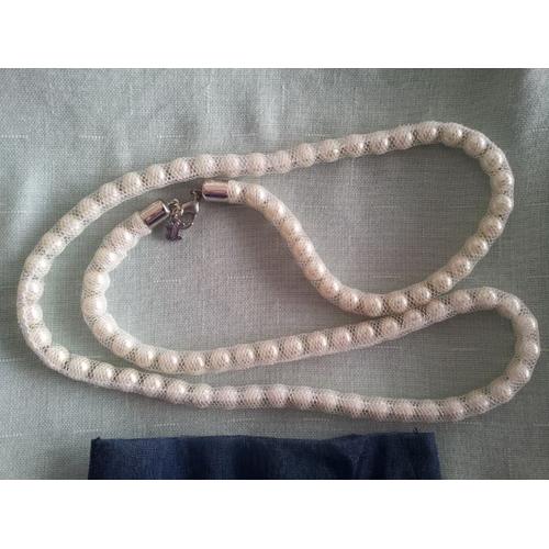 Collier Fantaisie 78 Cm En Perles Taille Moyennes Agatha Paris