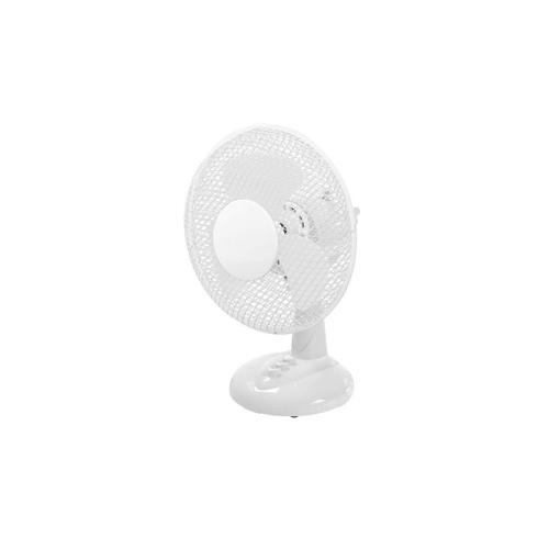 OCEANIC Ventilateur de table - 30 watts - Diametre 23 cm - 2 vitesses - Oscillant