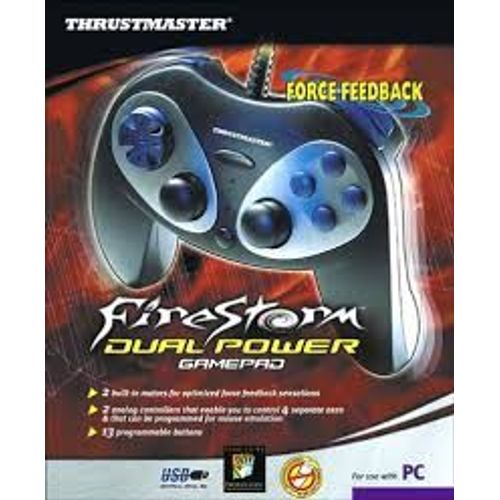 Thrustmaster Firestorm Dual Power - Manette De Jeu - 13 Boutons - Filaire - Noir