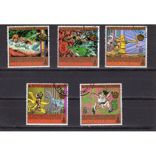 Timbres-Poste Des Comores (Jeux Olympiques De Moscou)