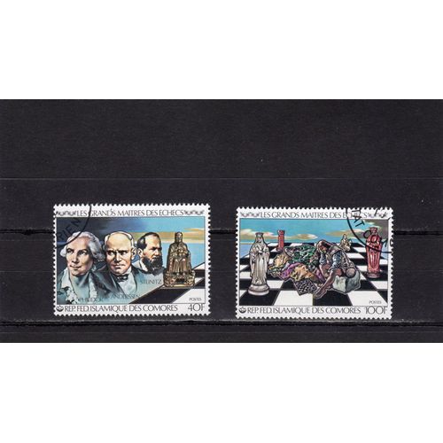 Timbres-Poste Des Comores (Echecs)