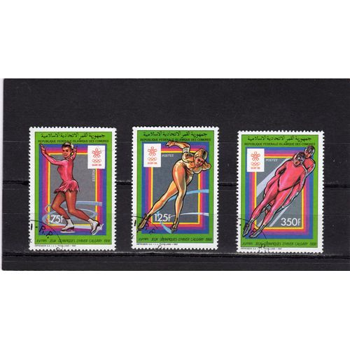 Timbres-Poste Des Comores (Jeux Olympiques DHiver À Calgary)