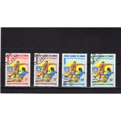 Timbres-Poste Des Comores (U.S.A. 94. Coupe Du Monde De Football Aux Etats-Unis)