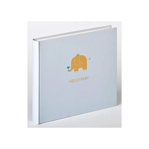 Walther Album Photo Bébé Eléphant Bleu 25x28 50 Pages Blanches