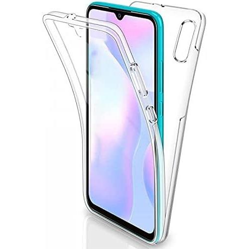 Coque Compatible Avec Xiaomi Redmi 9t Coque 360 Protection Intégral Arrière Rigide Avant Souple Transparent.