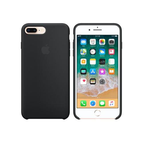Apple - Coque De Protection Pour Téléphone Portable - Silicone - Noir - Pour Apple Iphone 7 Plus