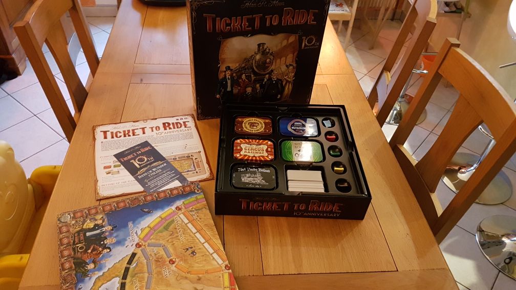 Les Aventuriers Du Rail Edition Limitee 10eme Anniversaire Asmodee Rakuten