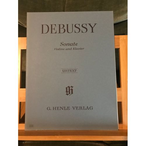 Claude Debussy Sonate Pour Violon Et Piano Partition Édition N°410 Henle Urtext