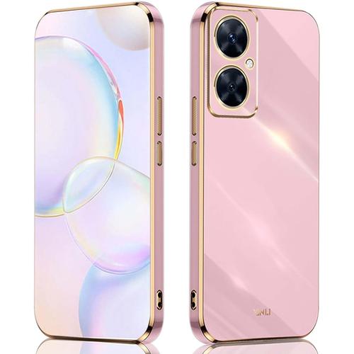 Coque Pour Huawei Nova 11i, Silicone Coloré Case Protégez La Caméra, Étui Ultra-Fin Antichoc Pour Femme Mauve