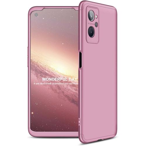 Coque Pour Realme 9i Étui Pour Protéger L'appareil Photo Or Rose