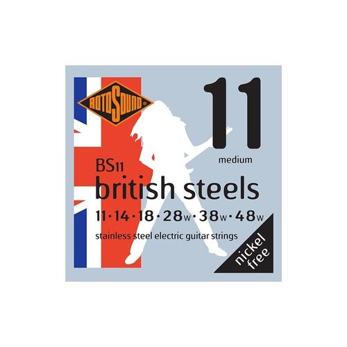 Rotosound Bs11 British Steels - Jeu De Cordes Guitare Électrique - 11-48