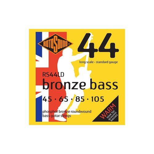 Rotosound Rs44ld - Jeu De Cordes Basse Acoustique Phosphore Bronze - 45-105