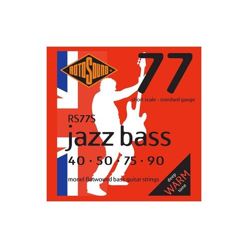 Rotosound Rs77s Jazz Bass - Jeu De Cordes Basse Short Scale - 40-90