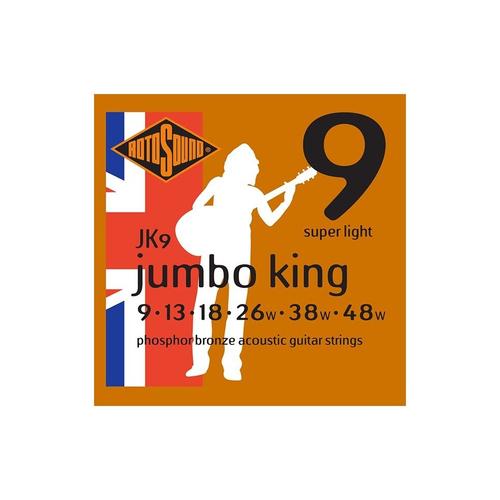Rotosound Jk9 Jumbo King - Jeu De Cordes Phosphore Bronze Guitare Acoustique - 9-48